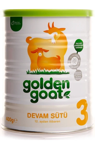 Golden Goat 3 Numara 12 Ay Keçi Sütü Bazlı Devam Sütü 400 gr ürün görseli 1