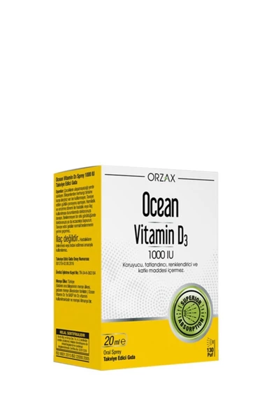 Ocean Vitamin D3 1000 Iu Sprey 20ml ürün görseli 1