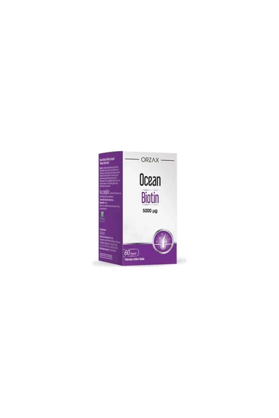 Ocean Biotin 5.000 Mcg 60 Kapsül ( 1 Adet ) ürün görseli 1