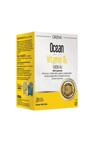 Ocean Vitamin D3 1000 Iu Sprey ürün görseli 1