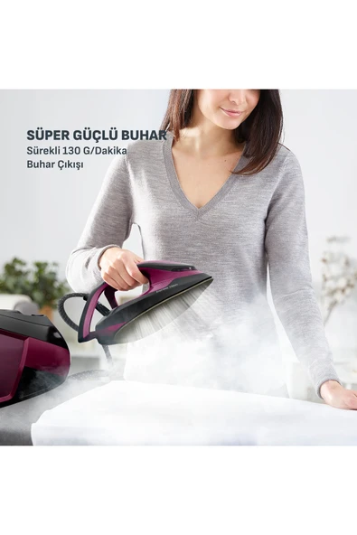 TEFAL Express Vision SV8152 Buhar Kazanlı Ütü - Resim 5