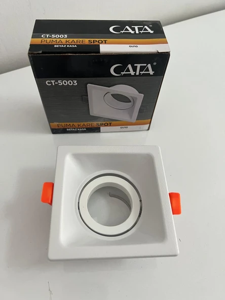 CATA PUMA KARE SPOT BEYAZ KASA (CT-5003) ürün görseli 1