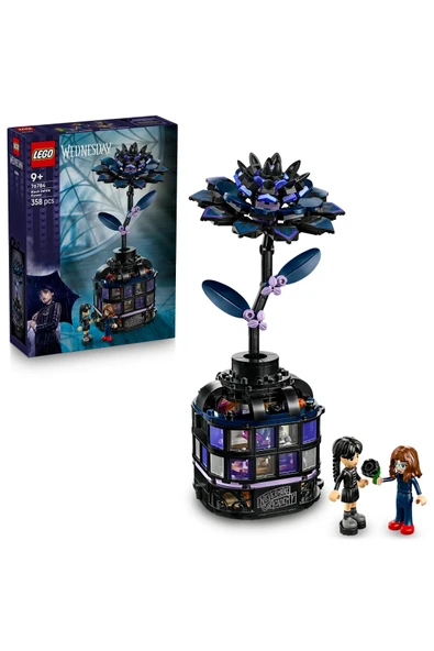 LEGO ® Wednesday Siyah Yıldız Çiçeği 76784 - 9+ Çocuklar için Çiçek Modeli Yapım Seti (358P) ürün görseli 1