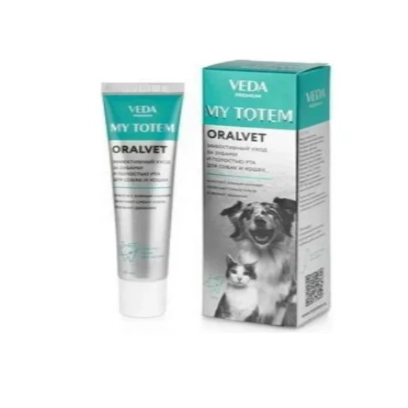 Veda My Totem Oralvet Kedi Köpek Diş Bakım Jeli 40 ML ürün görseli 1