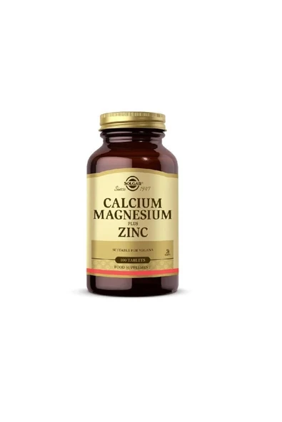Solgar Calcium Magnesium Plus Zinc 100 Kapsül ürün görseli 1
