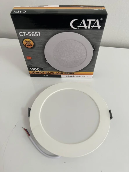 CATA ZÜMRÜT BACKLIGHT LED PANEL (CT-5251) 10W IŞIK RENGİ:GÜNIŞIĞI ürün görseli 1