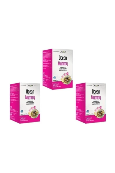 Ocean Mummy 30 Kapsül Multivitamin Multimineral 3 Lü ürün görseli 1