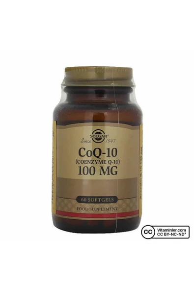 Solgar Coenzyme Q-10 100 Mg 60 Softgel ürün görseli 1