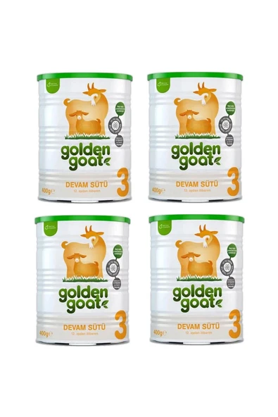 Golden Goat 3 Keçi Devam Sütü 400 gr 4 Adet ürün görseli 1