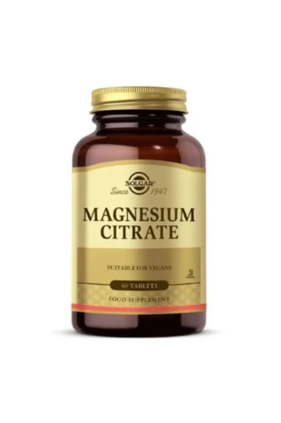 Solgar Magnesium Citrate 200 mg 60 Tablet ürün görseli 1