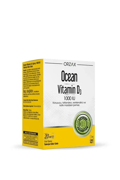 Vitamin D3 1000'ıu Oral Sprey 20ml ürün görseli 1