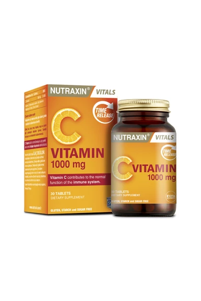Nutraxin Vitamin C 1000 Mg 30 Tablet ürün görseli 1