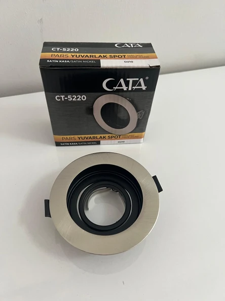 CATA PARS YUVARLAK SPOT SATİN KASA (CT-5220) ürün görseli 1