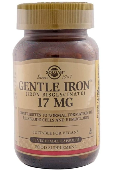 Solgar Gentle Iron 17 mg ürün görseli 1
