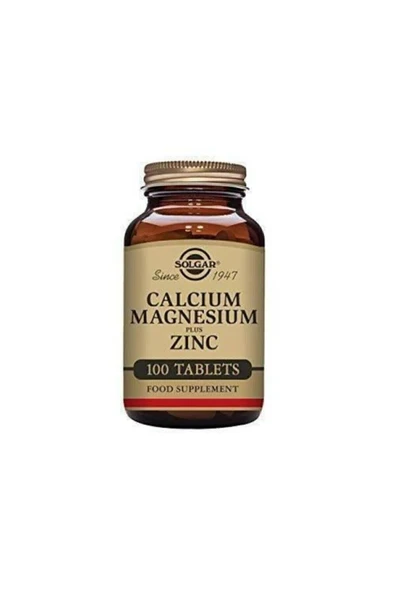 Solgar Calcium Magnesium Plus Zinc 100 Tablet ürün görseli 1