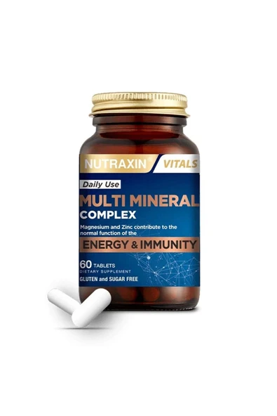 Nutraxin Multi Mineral Complex 60 Tablet - Resim 2