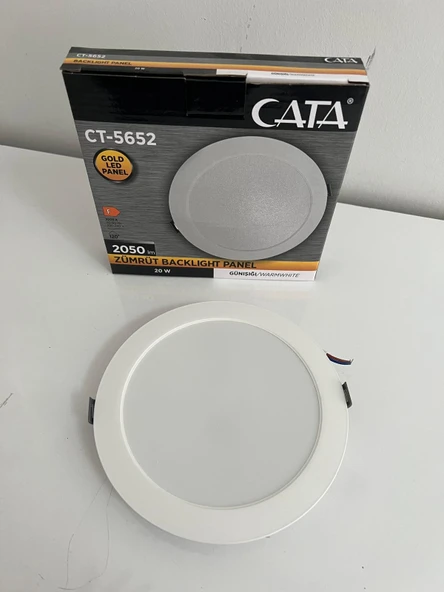 CATA ZÜMRÜT BACKLIGHT 20W IŞIK RENGİ:GÜNIŞIĞI (CT-5652) ürün görseli 1