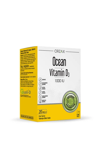 Vitamin D3 1000 IU 20 ml Sprey / 130 doz ürün görseli 1