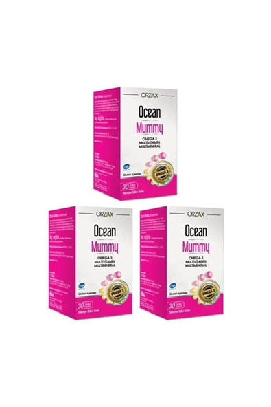 Ocean  Takviye Edici Ocean Mummy 30 Kapsül 3 Adet ürün görseli 1