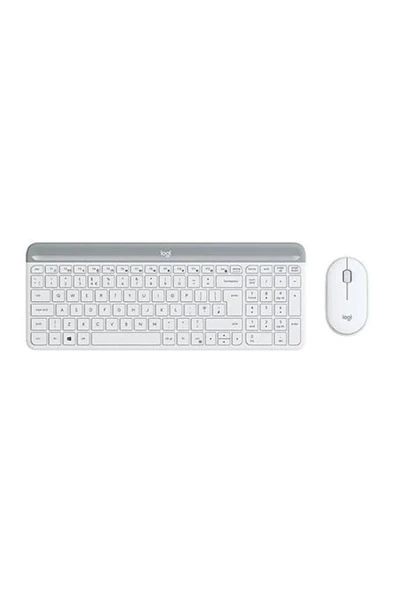 logitech MK470 Kablosuz İnce Türkçe Klavye Mouse Seti, Beyaz 920-009436 ürün görseli 1