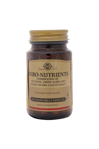 Solgar Nero Nutrients Multivitamin 30 Kapsül - Resim 2