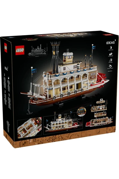 LEGO Ideas 21356 River Steamboat - Resim 2