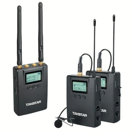 Takstar SGC-200W-R2 Dual Wireless Kamera Mikrofon Seti ( 2 Verici + 1 Alıcı ) ürün görseli 1