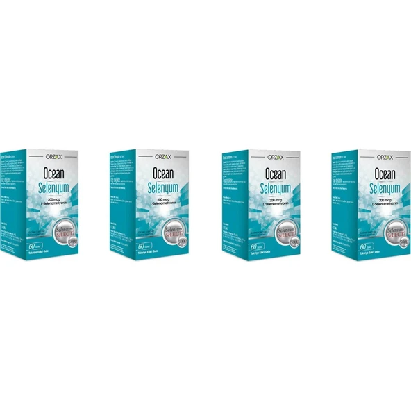 Ocean Selenyum 60 Tablet 4'lü Paket ürün görseli 1
