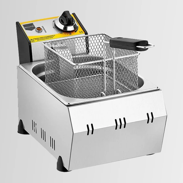 Remta R91 5 lt Tekli Kapaklı Elektrikli Fritöz 2750 W ürün görseli 1
