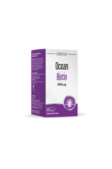 Ocean Biotin 5000 mcg 60 Kapsül ürün görseli 1