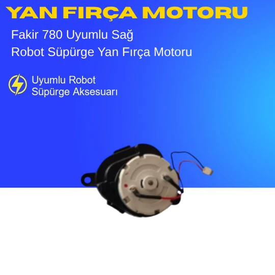 Fakir 780 Uyumlu Sağ Yan Fırça Motoru ürün görseli 1