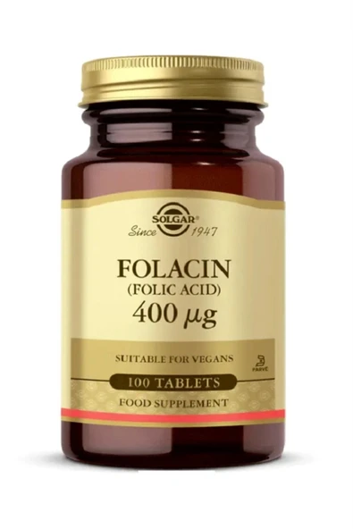Solgar Folacin 400 mcg 100 Tablet - Resim 2