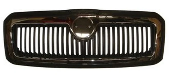 Skoda Octavia 2001-2010 Ön Panjur Siyah (Nikelaj Çerçeveli) (Bfn) (Adet) (Oem No:1U0853665Agru) ürün görseli 1