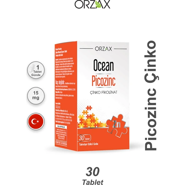 Ocean Picozinc 30 Tablet ürün görseli 1