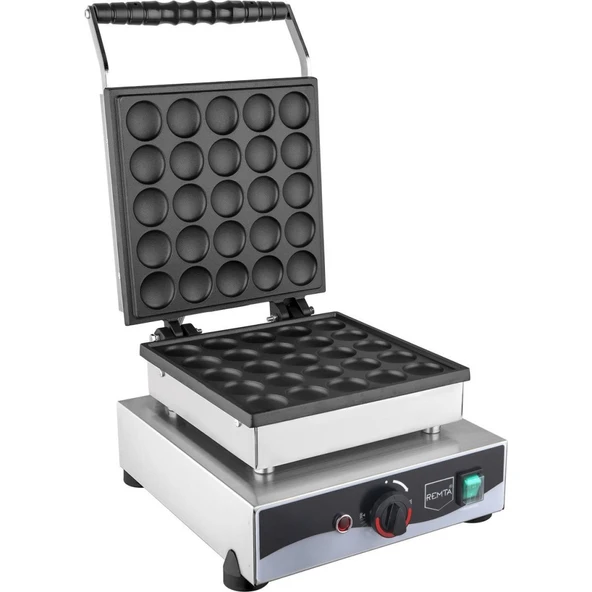 Remta W22 Tekli Kapaklı Yuvarlak Bubble Waffle Makinesi ürün görseli 1