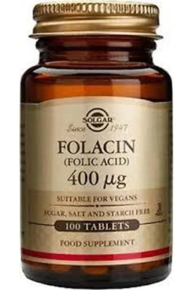 Solgar Folacin (Folic Acid) 100 Tablet ürün görseli 1