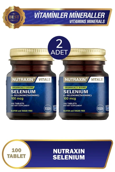 Nutraxin Selenium 100 mcg 100 Tablet 2 Adet ürün görseli 1