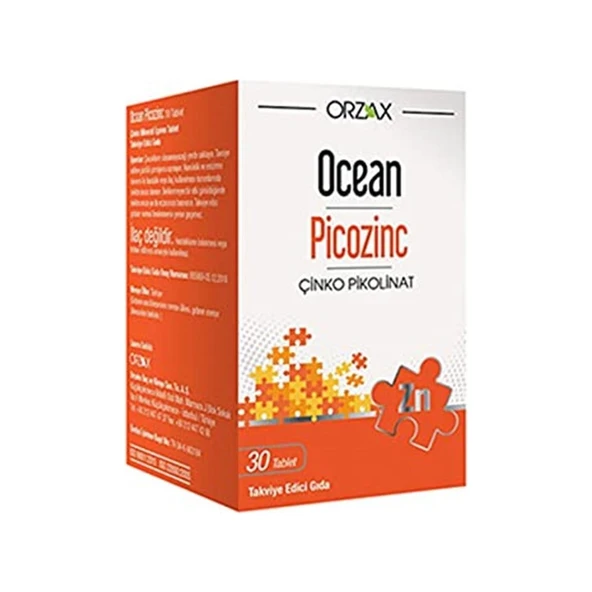 Ocean Picozinc Çinko 30 Tablet ürün görseli 1