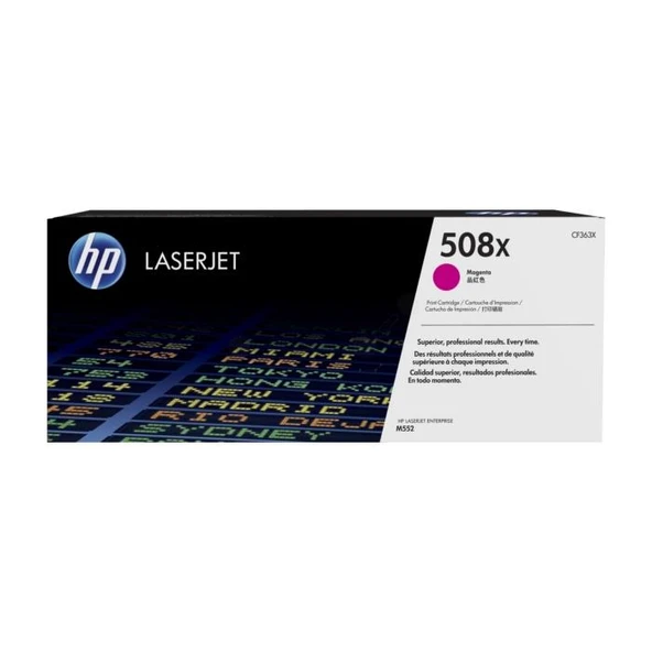 Hp Cf363Xc (508X) Macenta Taahhutlu Yuksek Kapasıtelı Toner 9.500 Sayfa ürün görseli 1