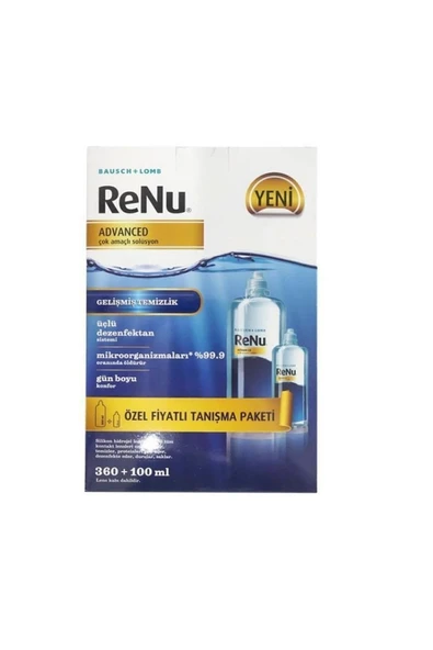 Renu Advanced Lens Solüsyonu 360 Ml + 100 Ml Set ürün görseli 1