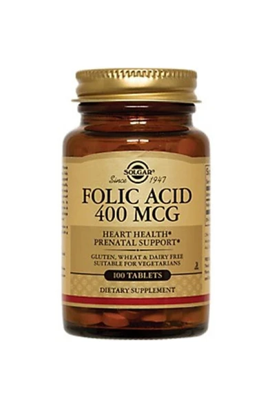 Solgar Folacin (folic Acid) 100 Tablet. ürün görseli 1