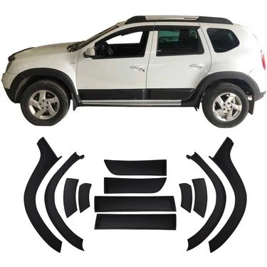 Dacia Duster 2010-2017 Arası Düz Dodik Seti 12 Parça - Resim 2