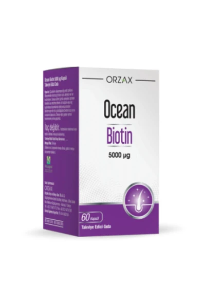 Ocean Biotin 5000ug 60 Kapsül ürün görseli 1