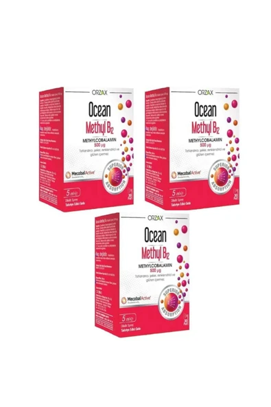 Methyl B12 Sprey 500 mcg 5 ml 3 Adet ürün görseli 1
