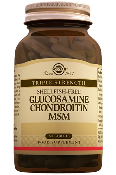 Solgar Glucosamine Chondroitin (glukozamin Glukosamin Kondroitin Msm 60 Tablet) ürün görseli 1