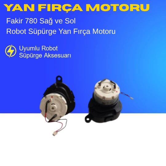 Fakir 780 Uyumlu Sağ ve Sol Yan Fırça Motoru ürün görseli 1