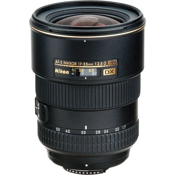 Nikon AF-S 17-55mm f/2.8G IF-ED DX Zoom Lens (Karfo Karacasulu Garantili) ürün görseli 1