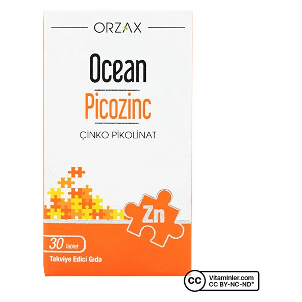 Ocean Picozinc Çinko Pikolinat 30 Tablet - Resim 2
