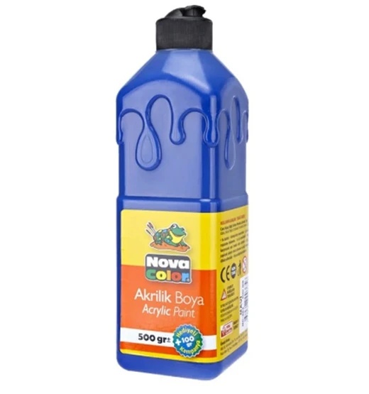 Nova Color Akrilik Boya 500ml Mavi ürün görseli 1