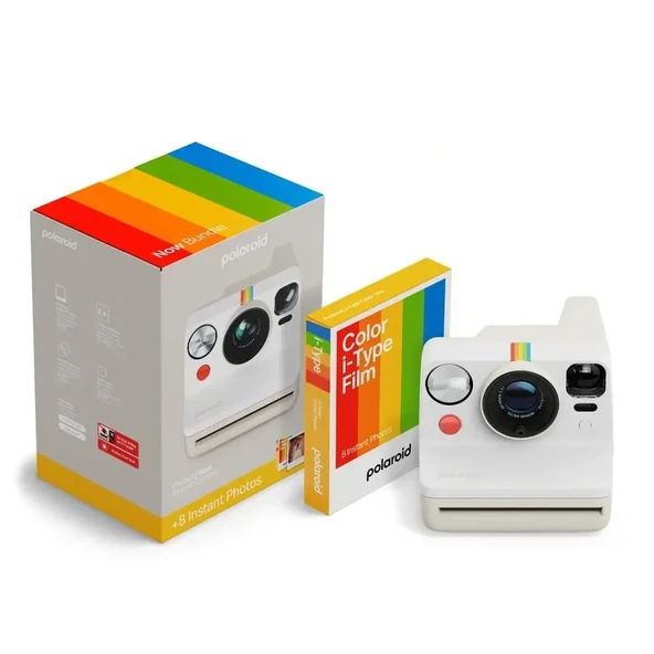 Polaroid Now Generation 3 Beyaz + Color Film Bundle ürün görseli 1
